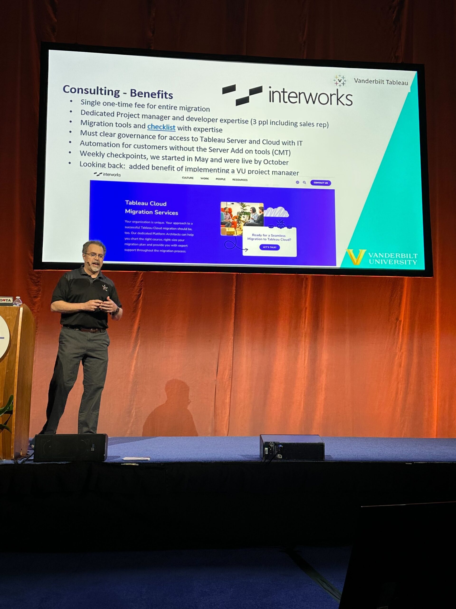 Vanderbilt and InterWorks Tableau Cloud migration TC25