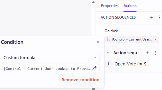 Action Condition