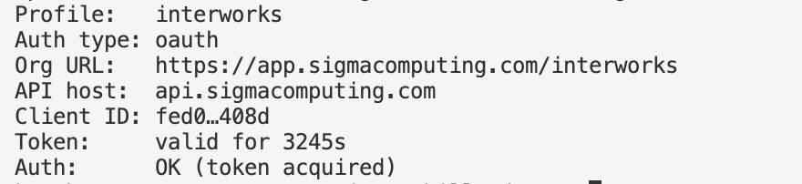 Auth Status Example
