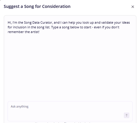 Song Data Curator