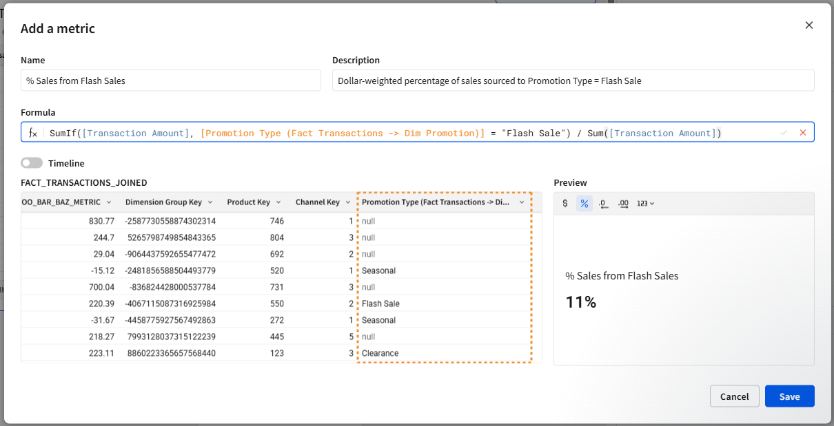 How to Build Sigma Metrics on Related Columns (and Keep Join Pruning ...