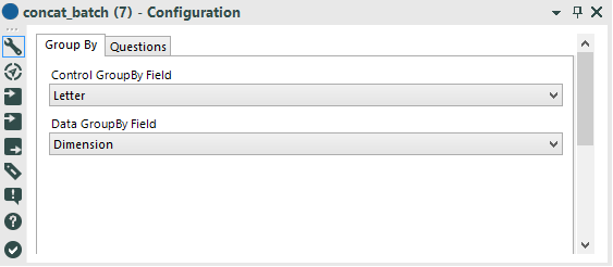 Batch configuration