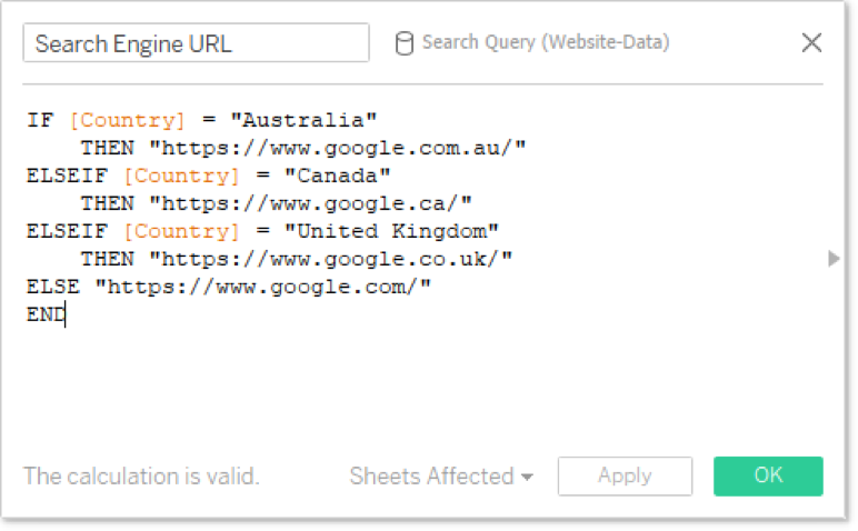 Search Engine URL