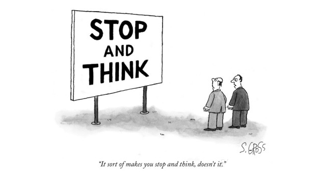 Stop and think