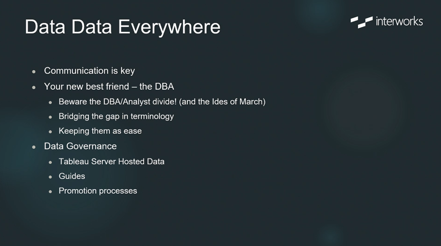 Data Data Everywhere