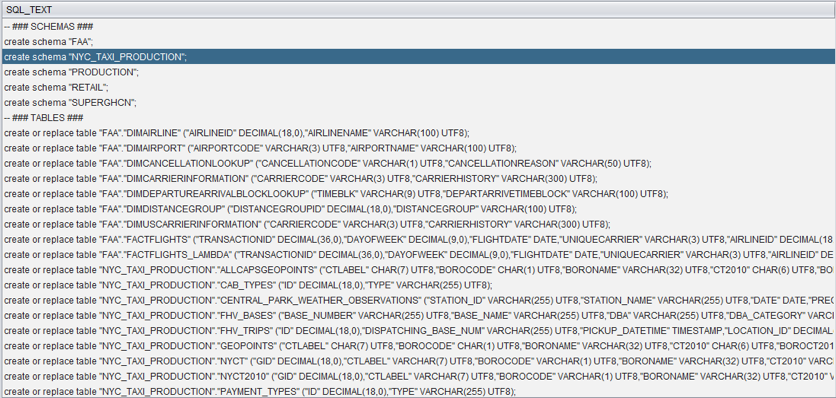 Create Statements Data