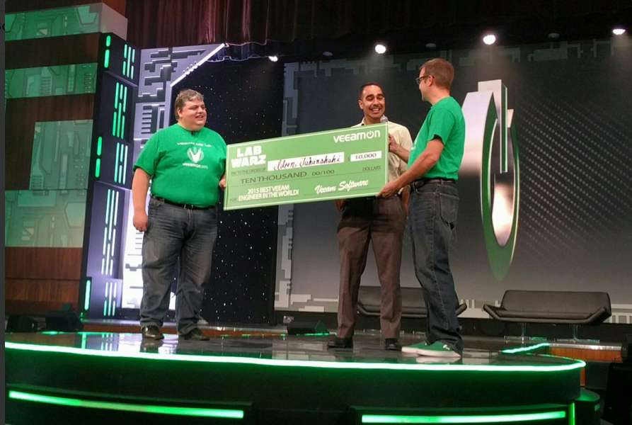 Best Veeam Engineer in the World 2015