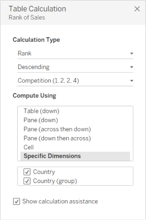 Questions from Tableau Training