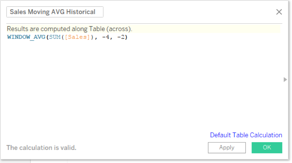 Window Functions and Table Calculations in Tableau