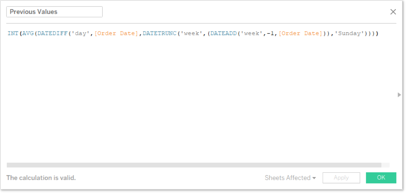 Window Functions and Table Calculations in Tableau