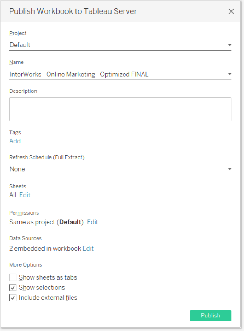 Tableau Deep Dive Dashboard Design Publishing