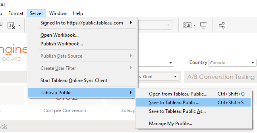 Tableau Deep Dive Dashboard Design Publishing