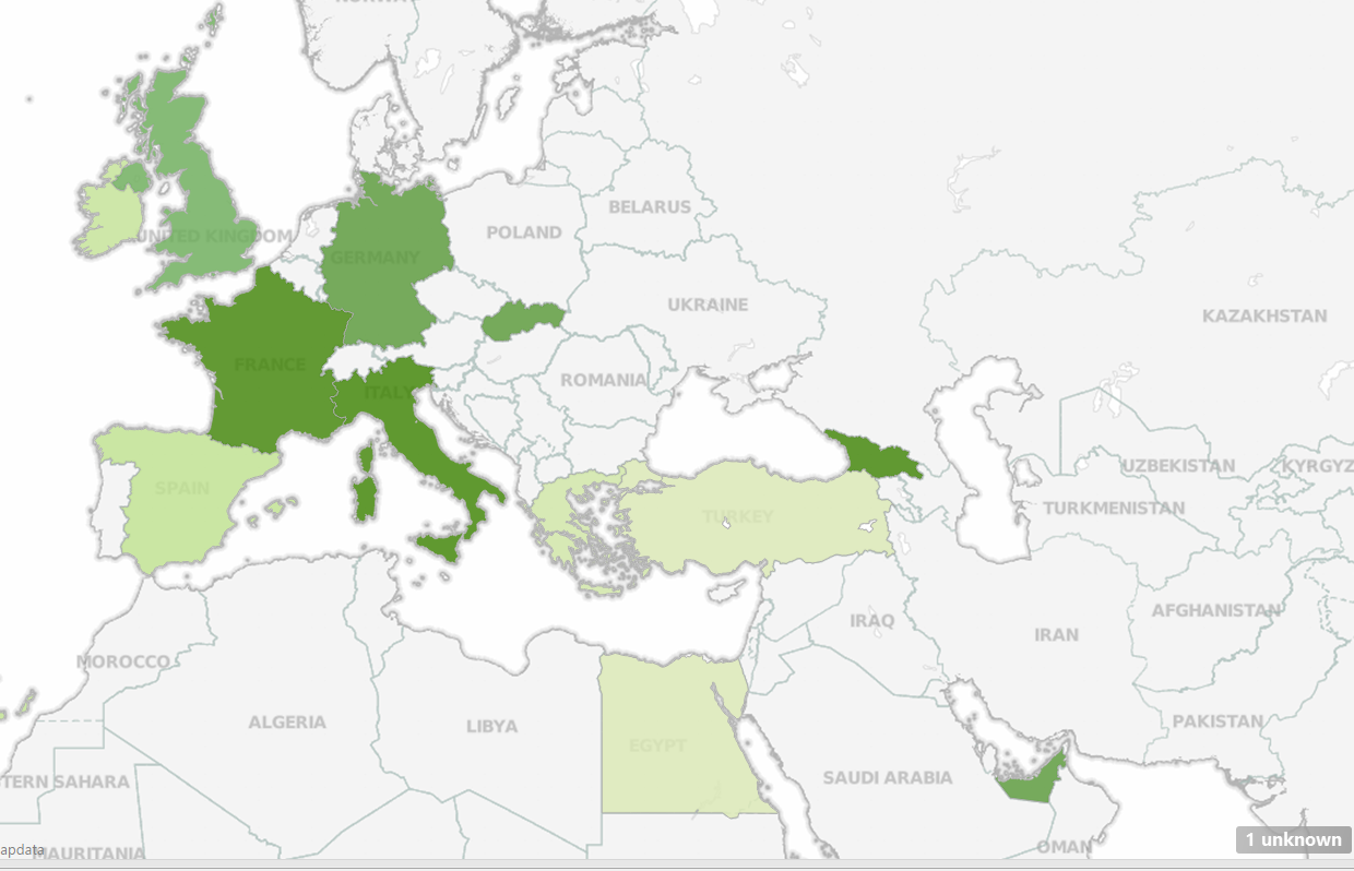 New Tableau Map