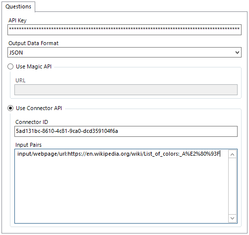 How to use the connector in Alteryx
