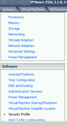 Security Profile