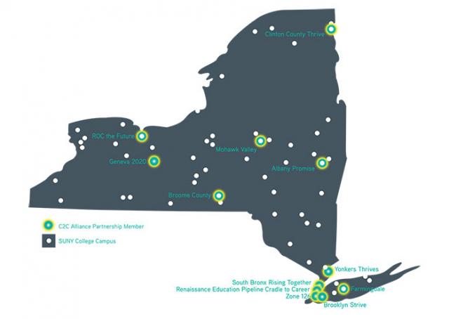 C2C Alliance Partner map