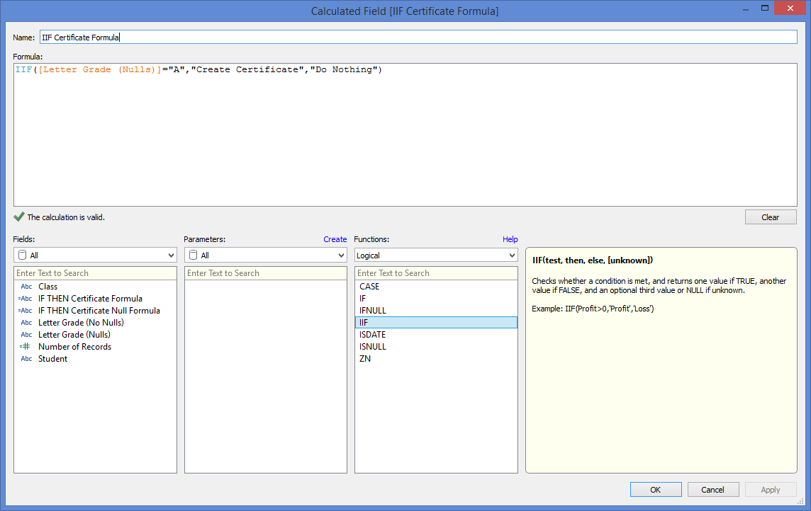 Calculate field. IIF SQL. Функция if в Tableau. If else SQL. Elseif в SQL.