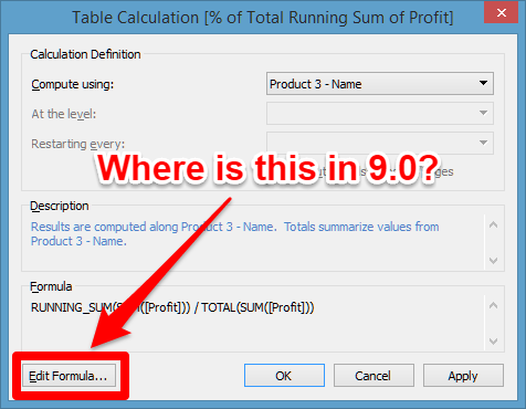 Saving And Customizing Table Calculations In Tableau 9 0 Interworks