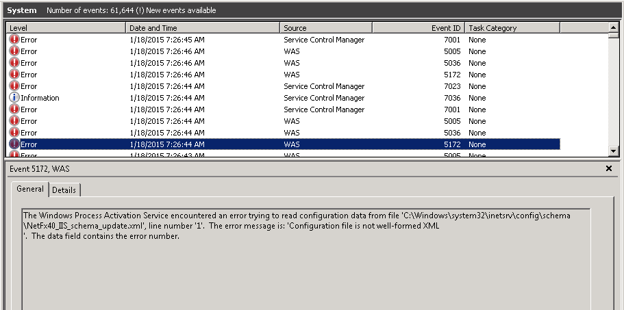 Service control manager 7001 ошибка windows 10