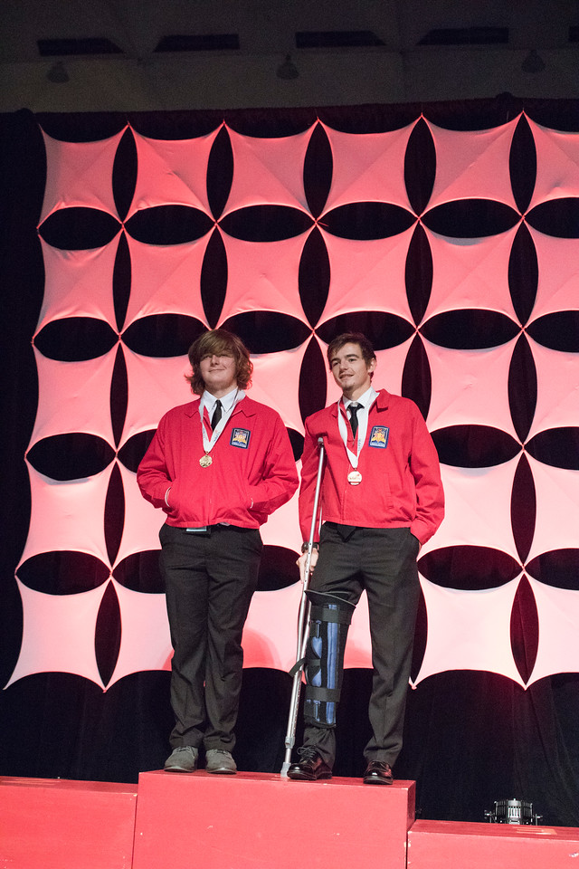 SkillsUSA Oklahoma Winning Web Design Team 2017