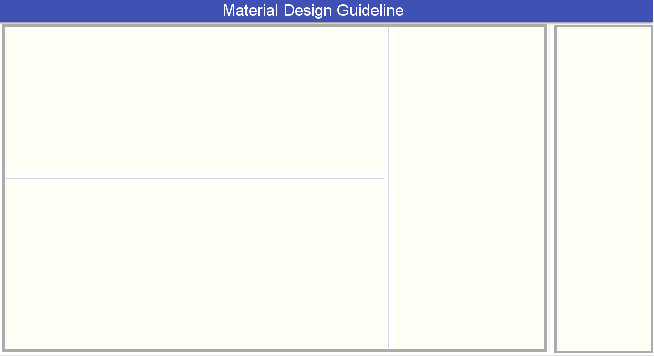 Material Design for Tableau Layout Containers