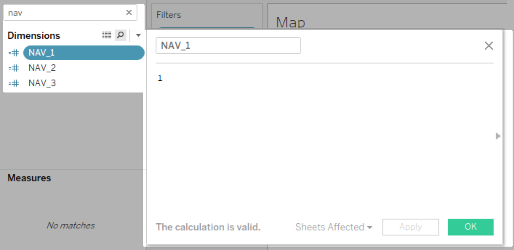 Tableau dimensions