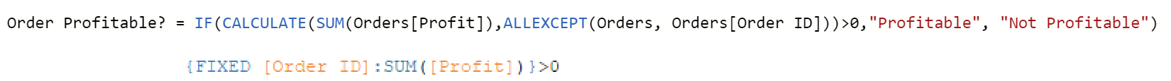 Calculation example