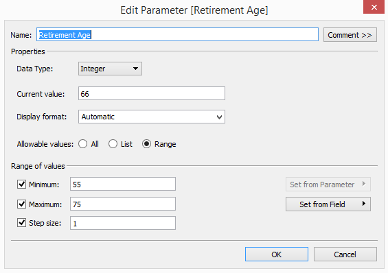Edit Parameter