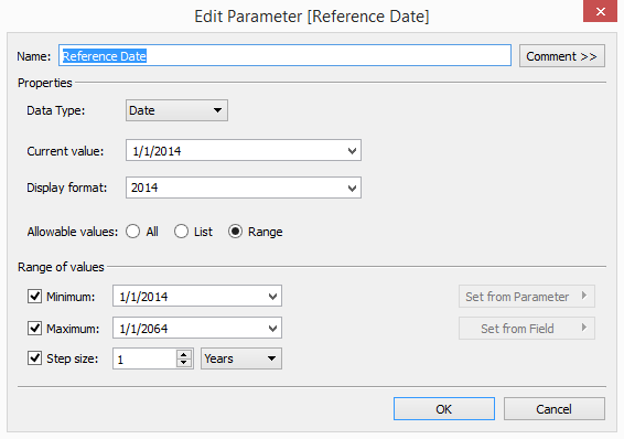 Edit Parameter