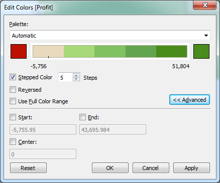 Stepped color in Tableau