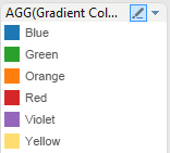 Tableau color legend