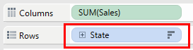 Tableau LOD: Segmenting by State