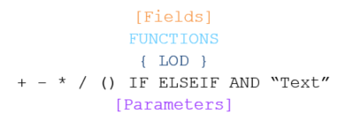 Tableau Calculated Field Editor Colors