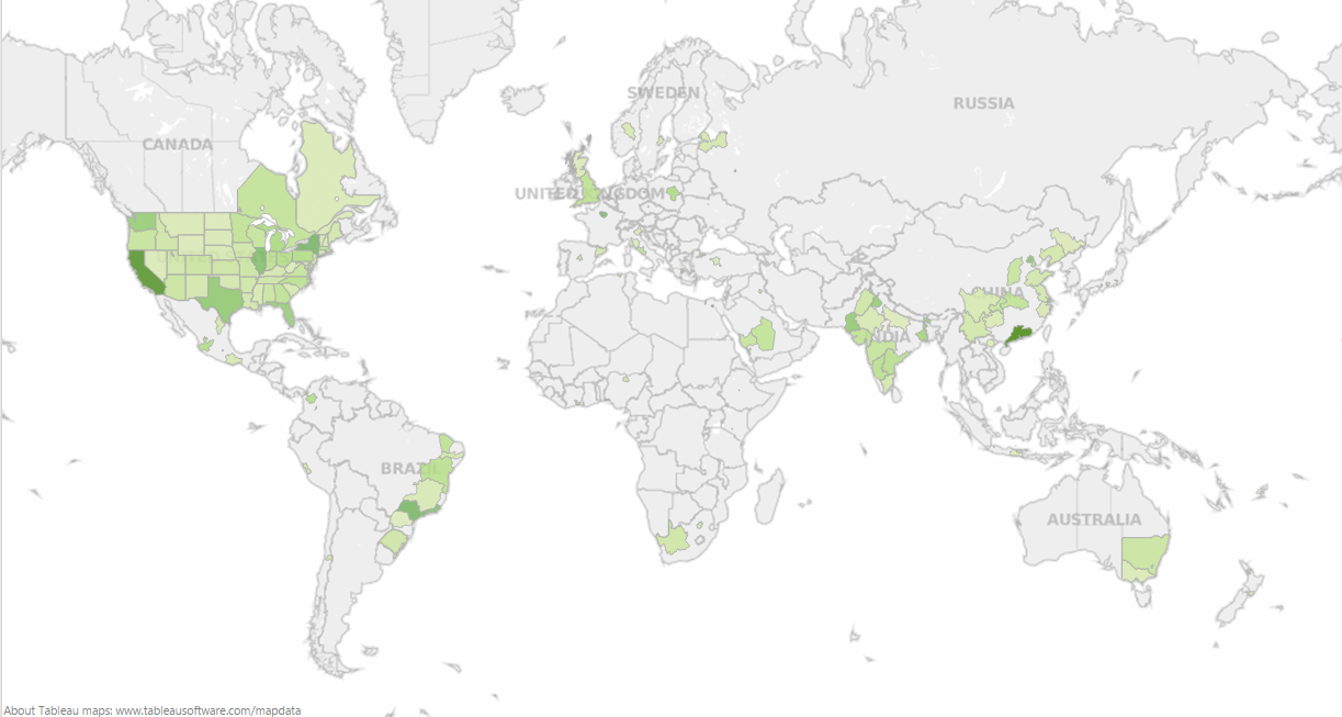 Filled Map