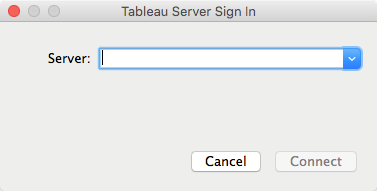 Tableau Server Sign In