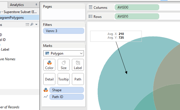 Tableau w/ polygon data set