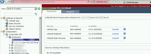 Vmware vshield manager что это