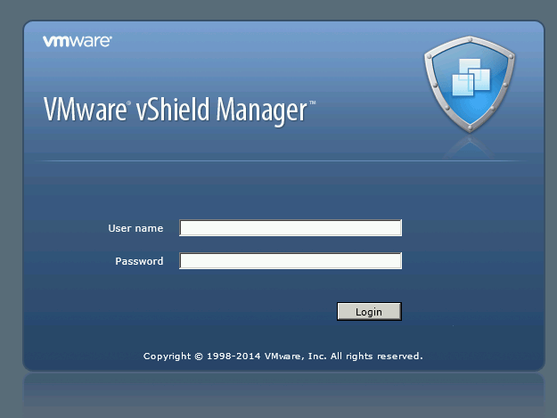 Admin default password. VMWARE Manager.