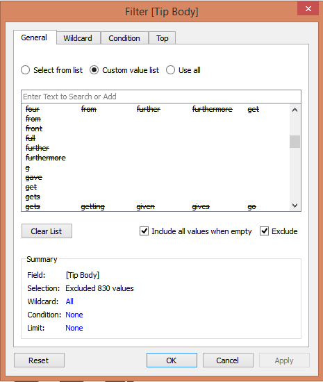 Last step in Tableau