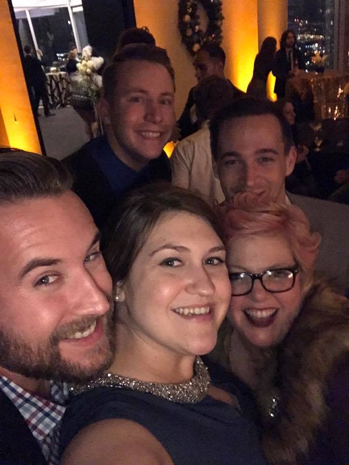 A selfie from the InterWorks holiday party.