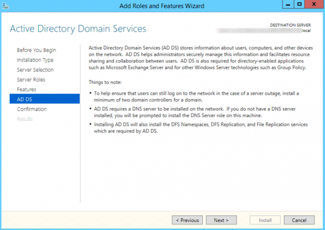 Active Directory Domain Services