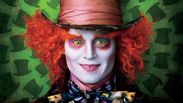 Johnny Depp as the Mad Hatter