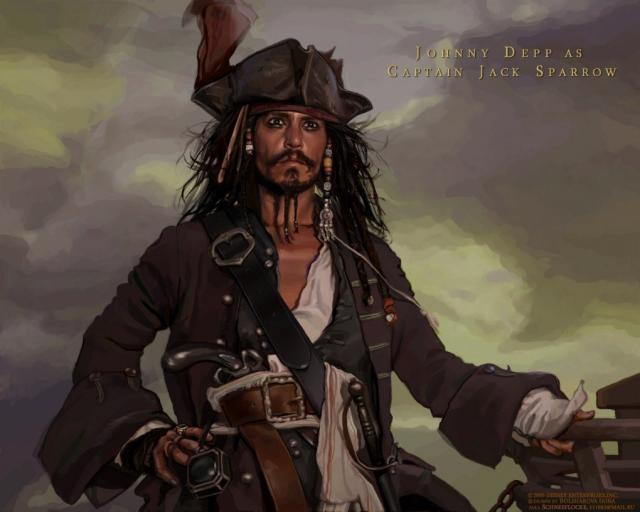Johnny Depp as Capt. Jack Sparrow