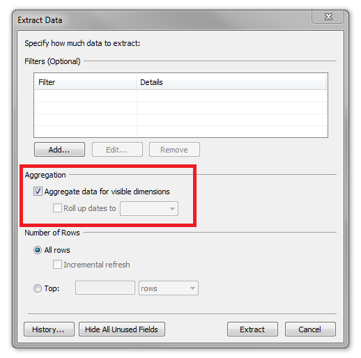 Aggregating With Extracts – Why and How Would I Do Such a Thing ...