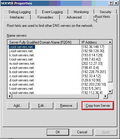 Updating Microsoft Root Hints - InterWorks