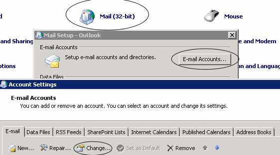 utah mail account settings for outlook