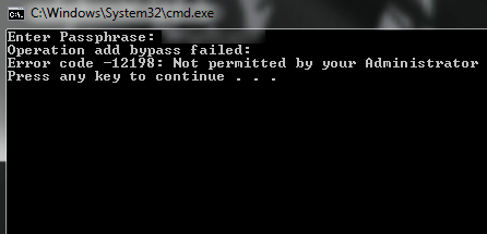 pgp bootguard error
