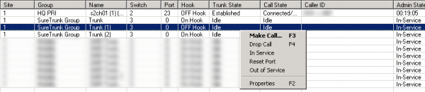 shoretel trunk test tool