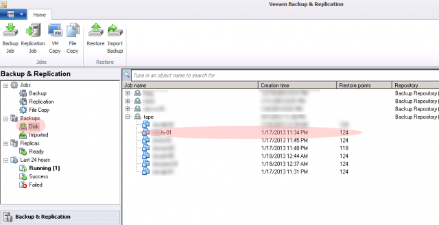 veeam backup and replication