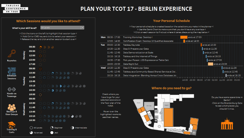 Tableau Conference on Tour Berlin dashboard